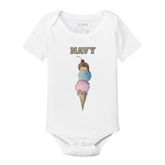 Navy Midshipmen Triple Scoop Short Sleeve Snapper