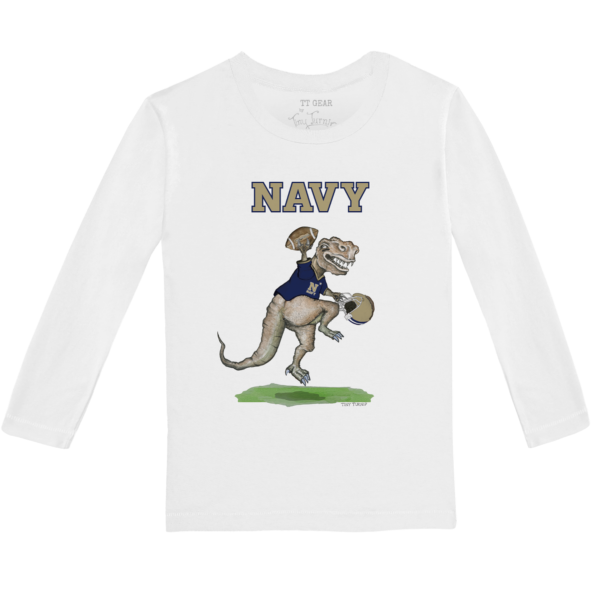 Navy Midshipmen TT Rex Long-Sleeve Tee Shirt