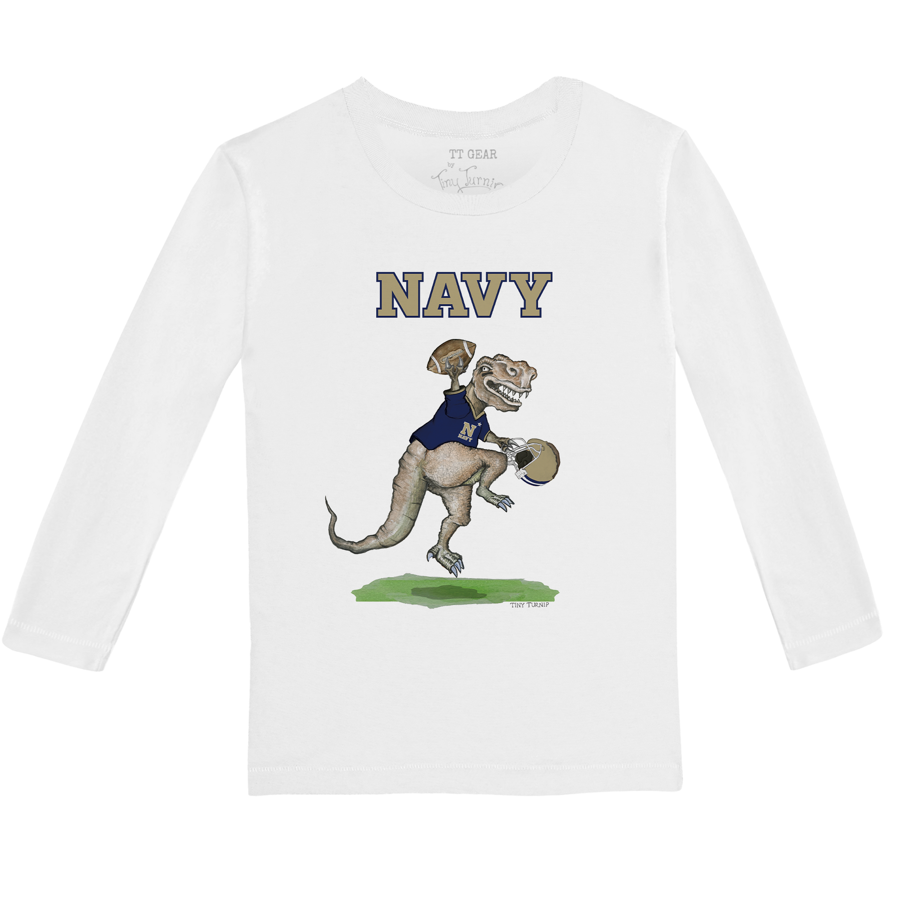 Navy Midshipmen TT Rex Long-Sleeve Tee Shirt