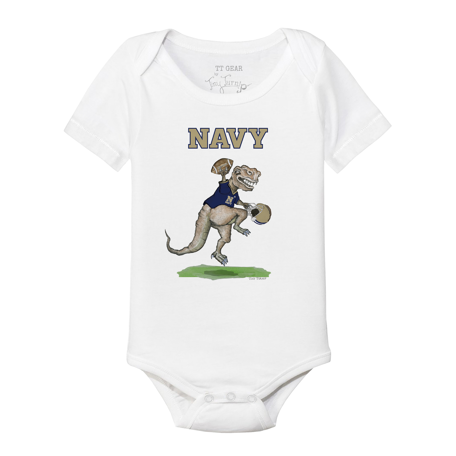 Navy Midshipmen TT Rex Short Sleeve Snapper