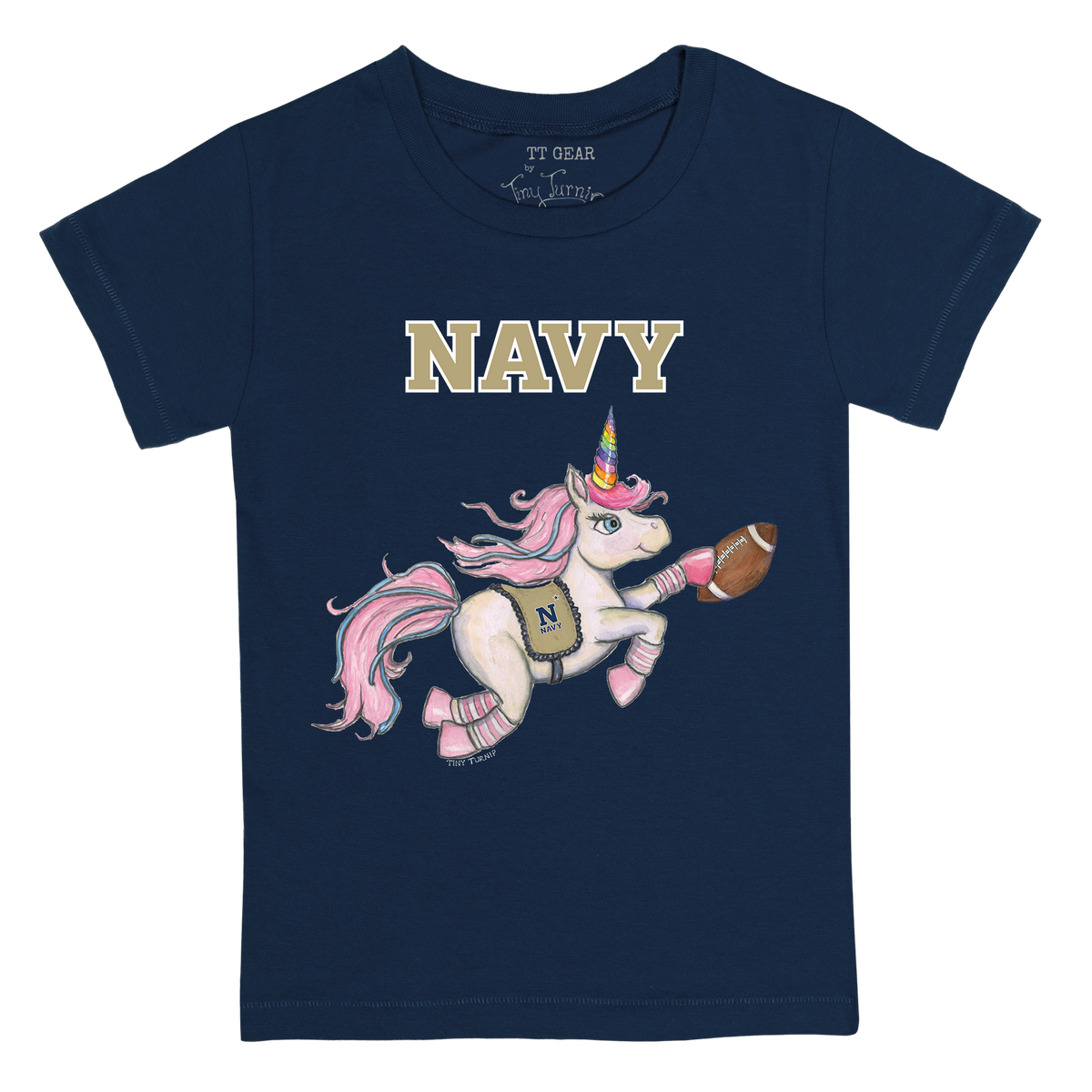 Navy Midshipmen Unicorn Kid's Tee Shirt