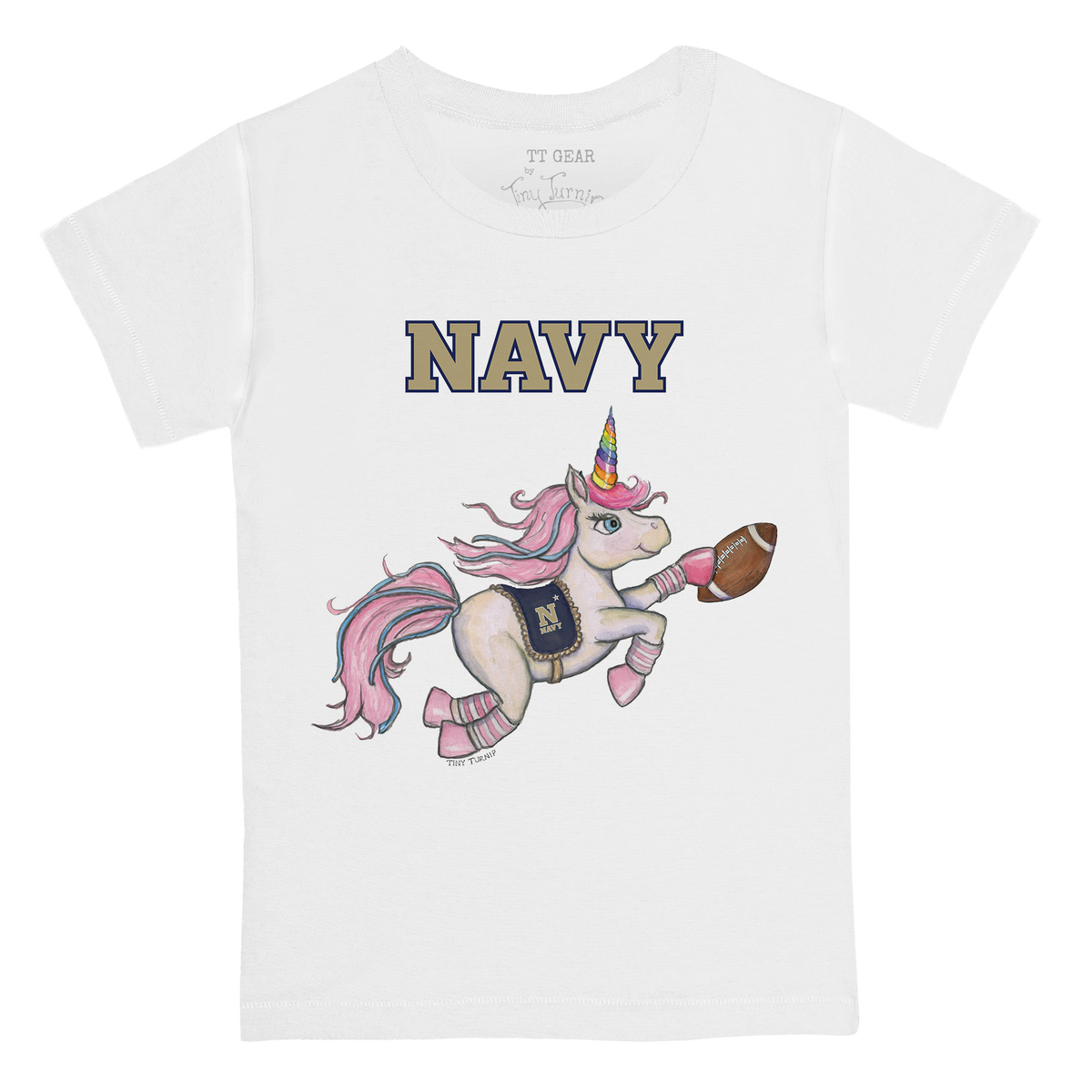 Navy Midshipmen Unicorn Kid's Tee Shirt