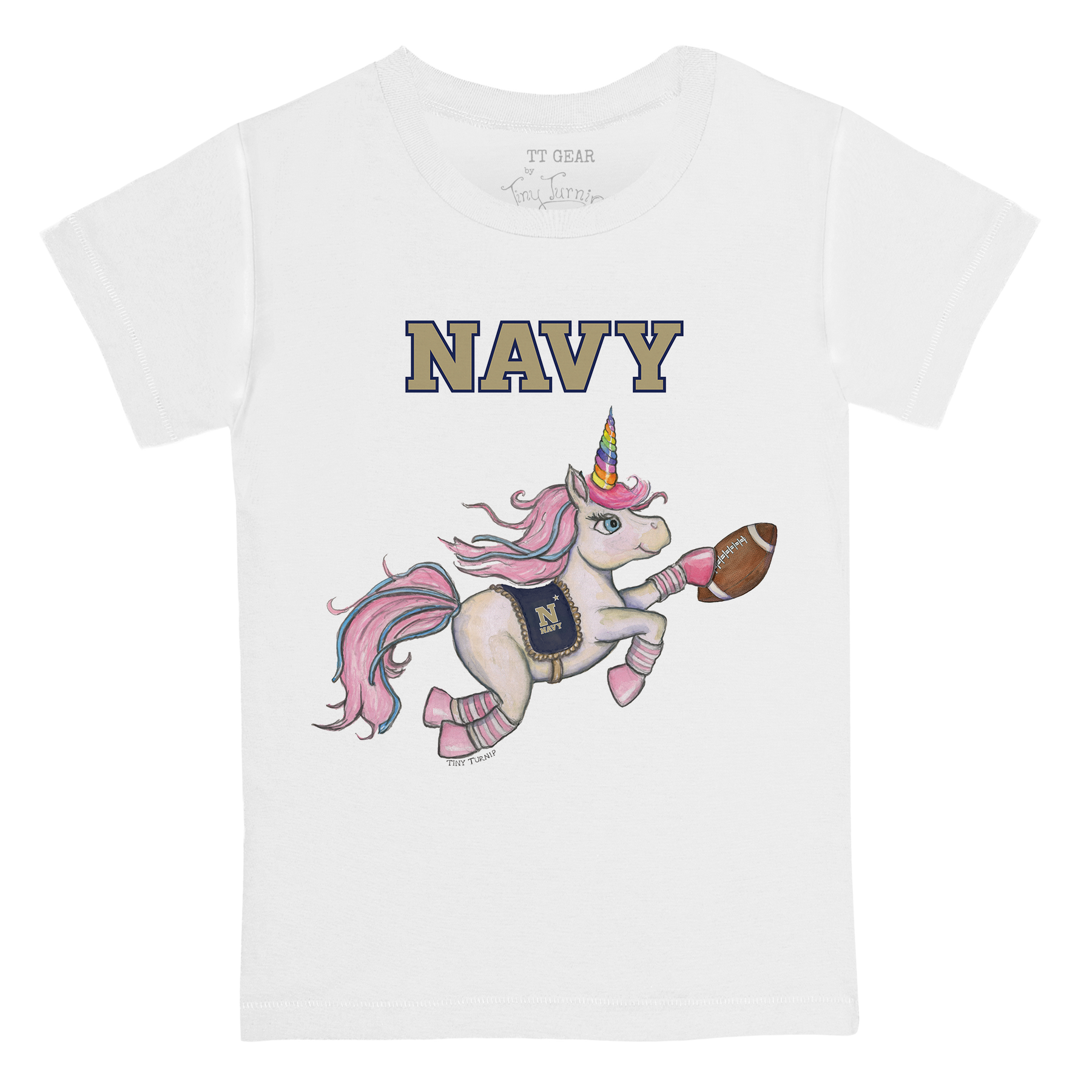 Navy Midshipmen Unicorn Kid's Tee Shirt