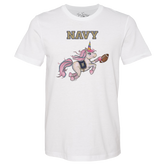 Navy Midshipmen Unicorn Unisex Tee Shirt