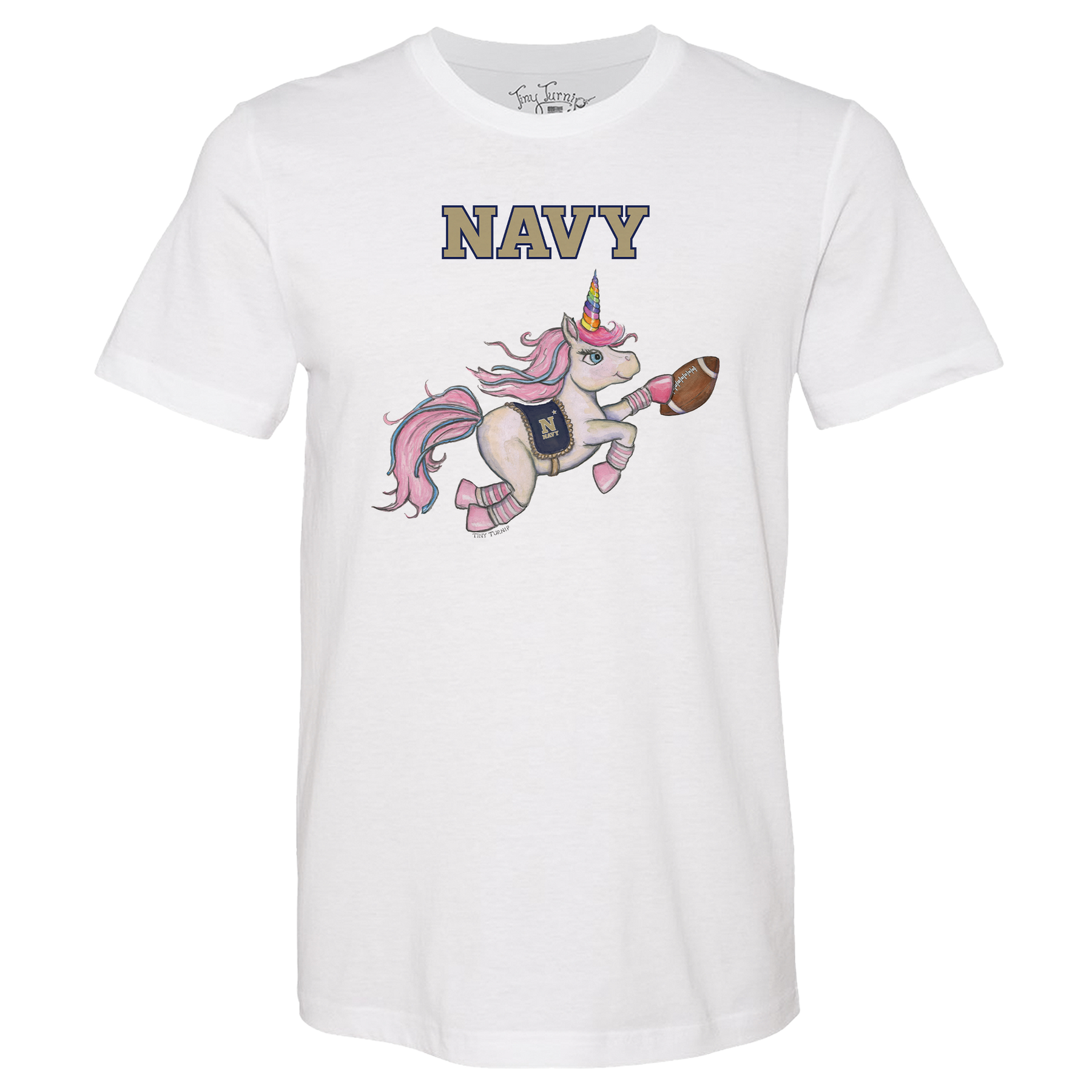 Navy Midshipmen Unicorn Unisex Tee Shirt