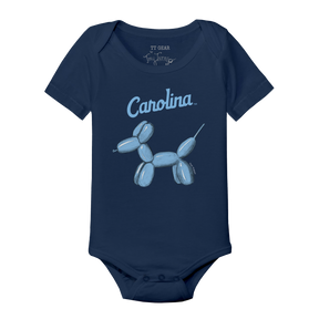 North Carolina Tar Heels Balloon Dog Short Sleeve Snapper