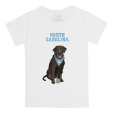 North Carolina Tar Heels Black Labrador Retriever Kid's Tee Shirt