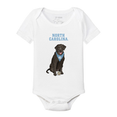 North Carolina Tar Heels Black Labrador Retriever Short Sleeve Snapper