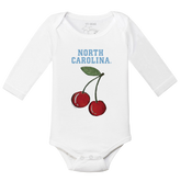 North Carolina Tar Heels Cherries Long-Sleeve Snapper