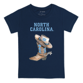 North Carolina Tar Heels Cowboy Boot Kid's Tee Shirt