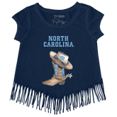 North Carolina Tar Heels Cowboy Boot Fringe Tee