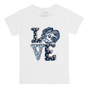 North Carolina Tar Heels LOVE Kid's Tee Shirt