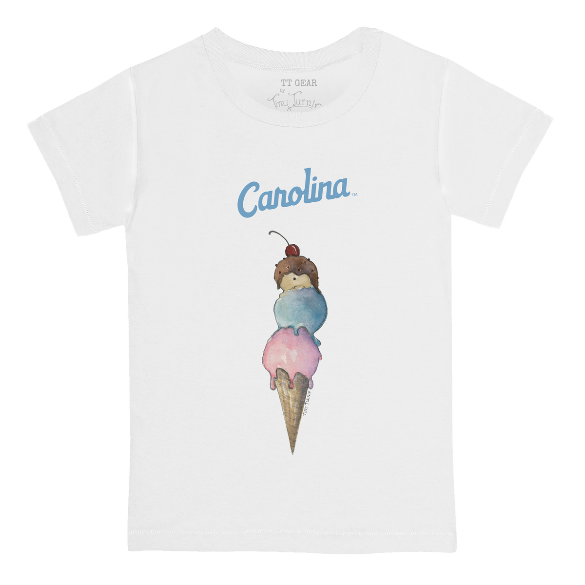 North Carolina Tar Heels Triple Scoop Kid's Tee Shirt