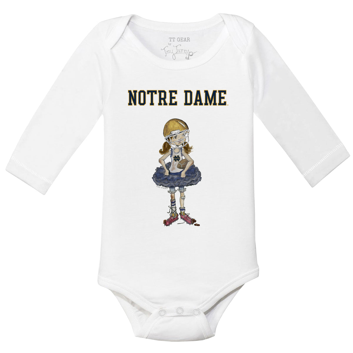 Notre Dame Fighting Irish Babes Long-Sleeve Snapper