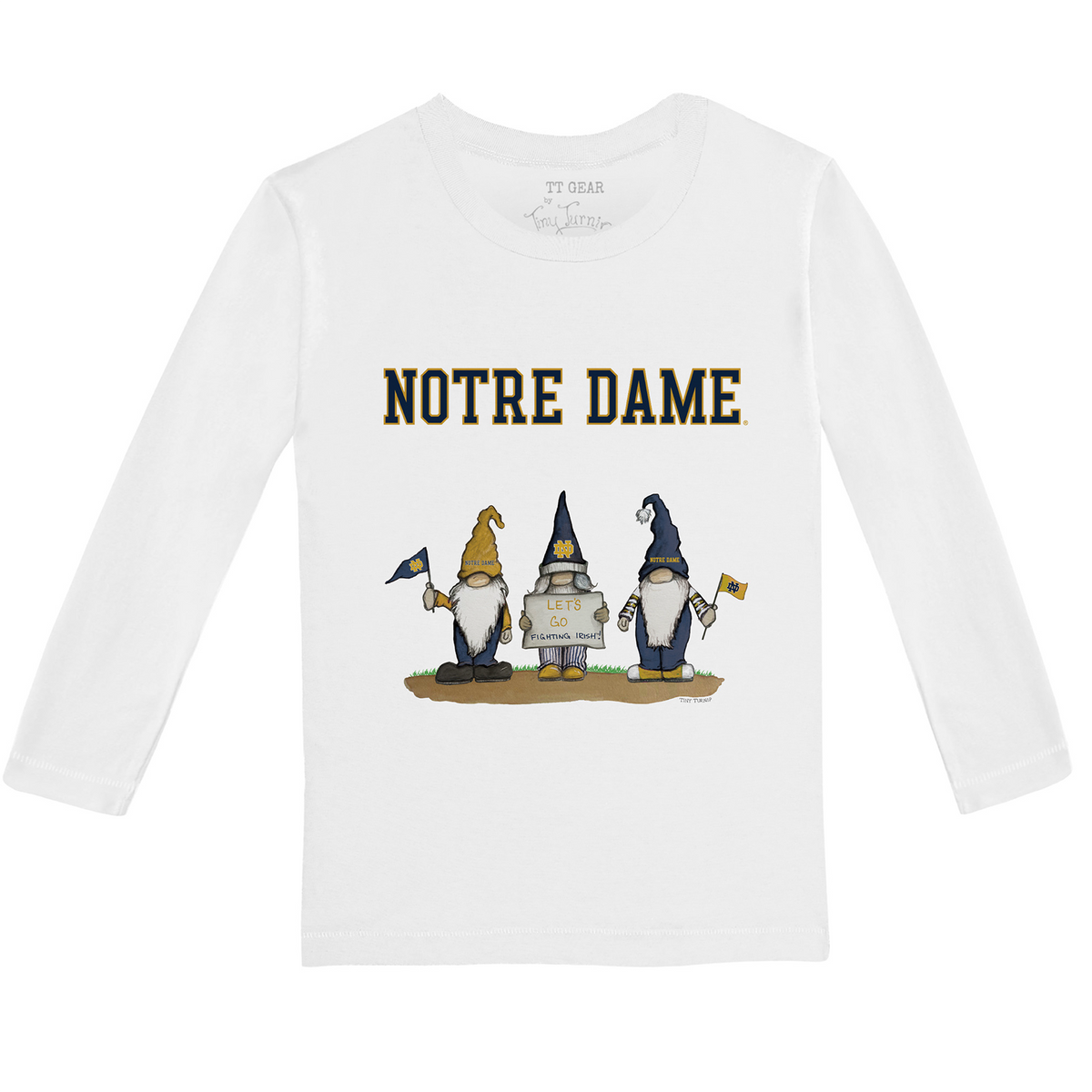 Notre Dame Fighting Irish Gnomes Long-Sleeve Tee Shirt