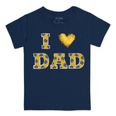 Notre Dame Fighting Irish I Love Dad Tee Shirt