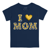 Notre Dame Fighting Irish I Love Mom Tee Shirt