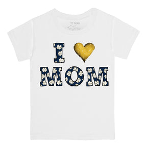 Notre Dame Fighting Irish I Love Mom Tee Shirt