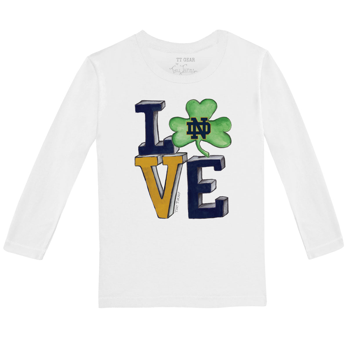 Notre Dame Fighting Irish Love Long-Sleeve Tee Shirt