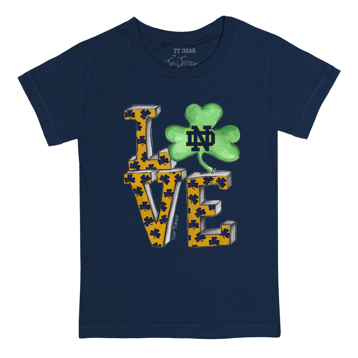Notre Dame Fighting Irish Love Tee Shirt