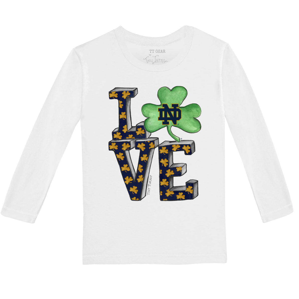 Notre Dame Fighting Irish Love Long-Sleeve Tee Shirt