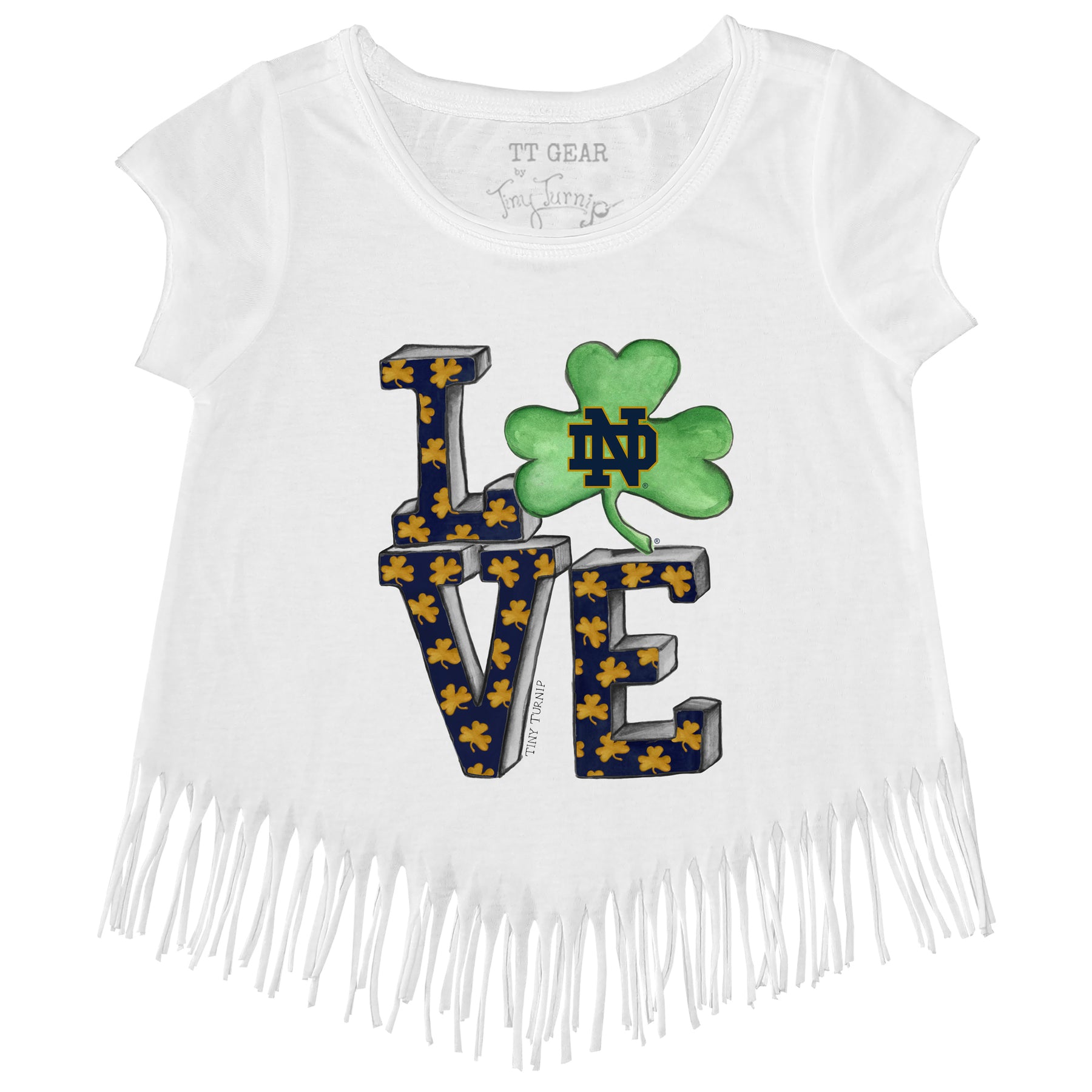 Notre Dame Fighting Irish Love Fringe Tee