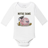 Notre Dame Fighting Irish Piggy Long-Sleeve Snapper