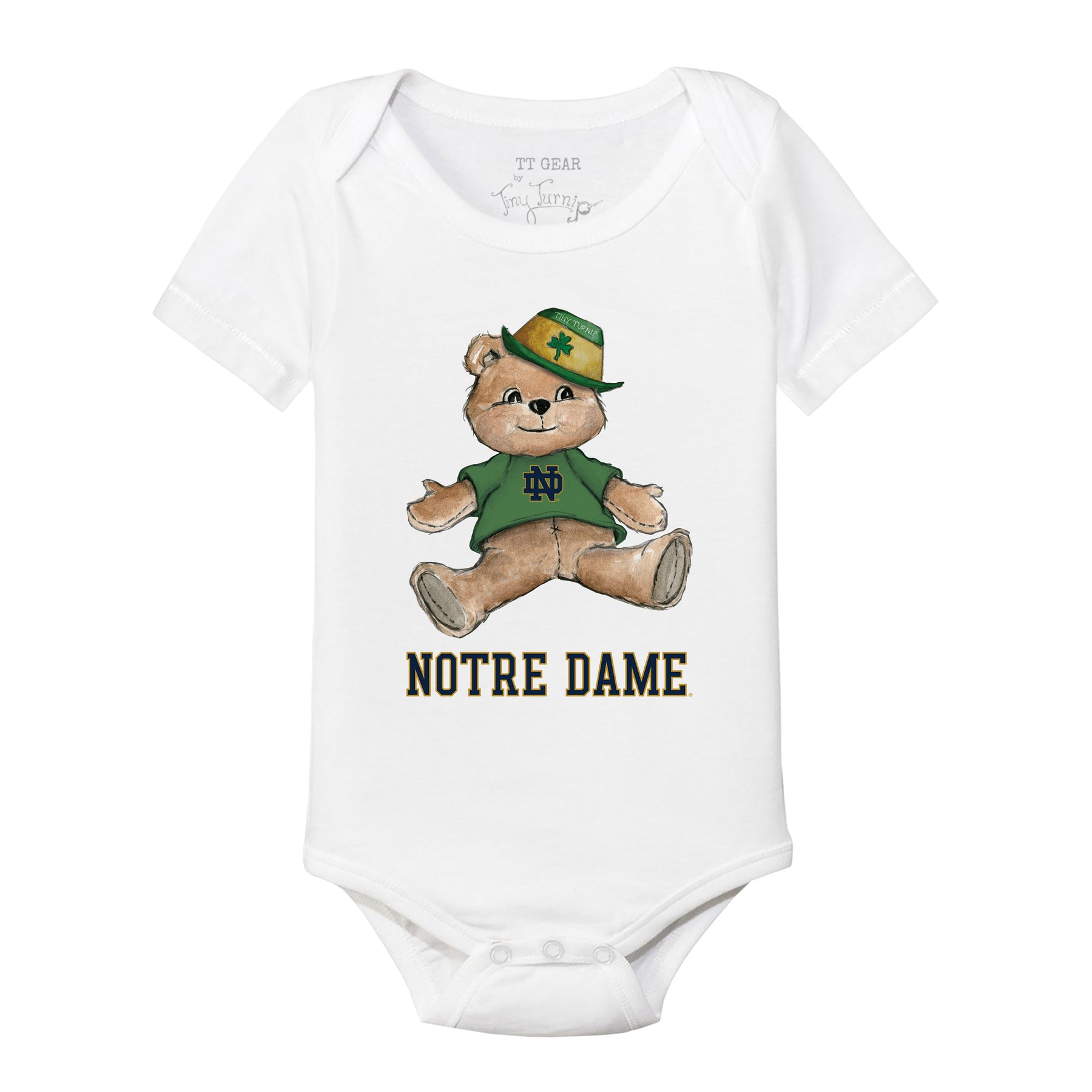 Notre Dame Fighting Irish Teddy Short Sleeve Snapper