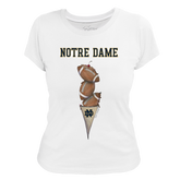 Notre Dame Fighting Irish Football Triple Scoop Women's Tee Shirt