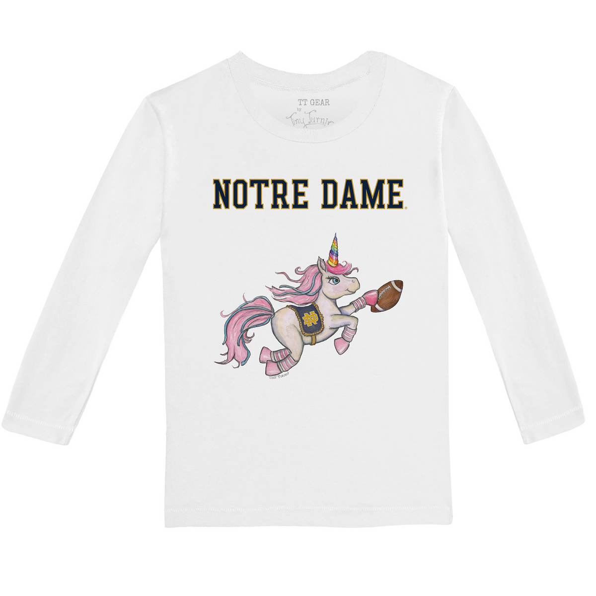 Notre Dame Fighting Irish Unicorn Long-Sleeve Tee Shirt