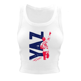Nickname Photo Outline with Signature Crop Tank - Tiny Turnip