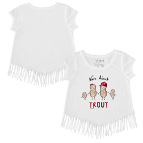 VIP MLB Nuts About [Name], w/ Number - Fringe Tee - Tiny Turnip