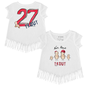 Nuts About [Name], w/ Number - Fringe Tee - Tiny Turnip