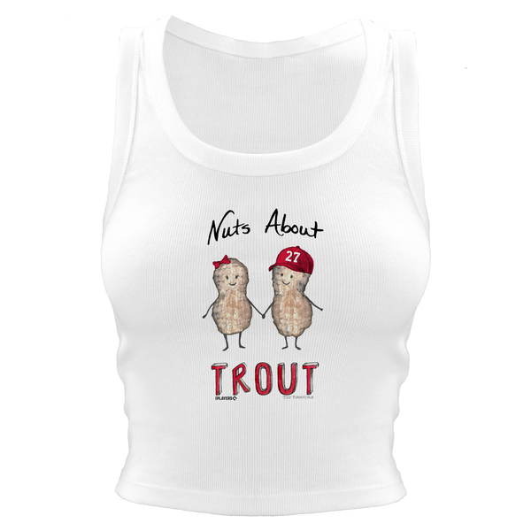 VIP MLB Nuts About [Name], w/ Number - Crop Tank - Tiny Turnip