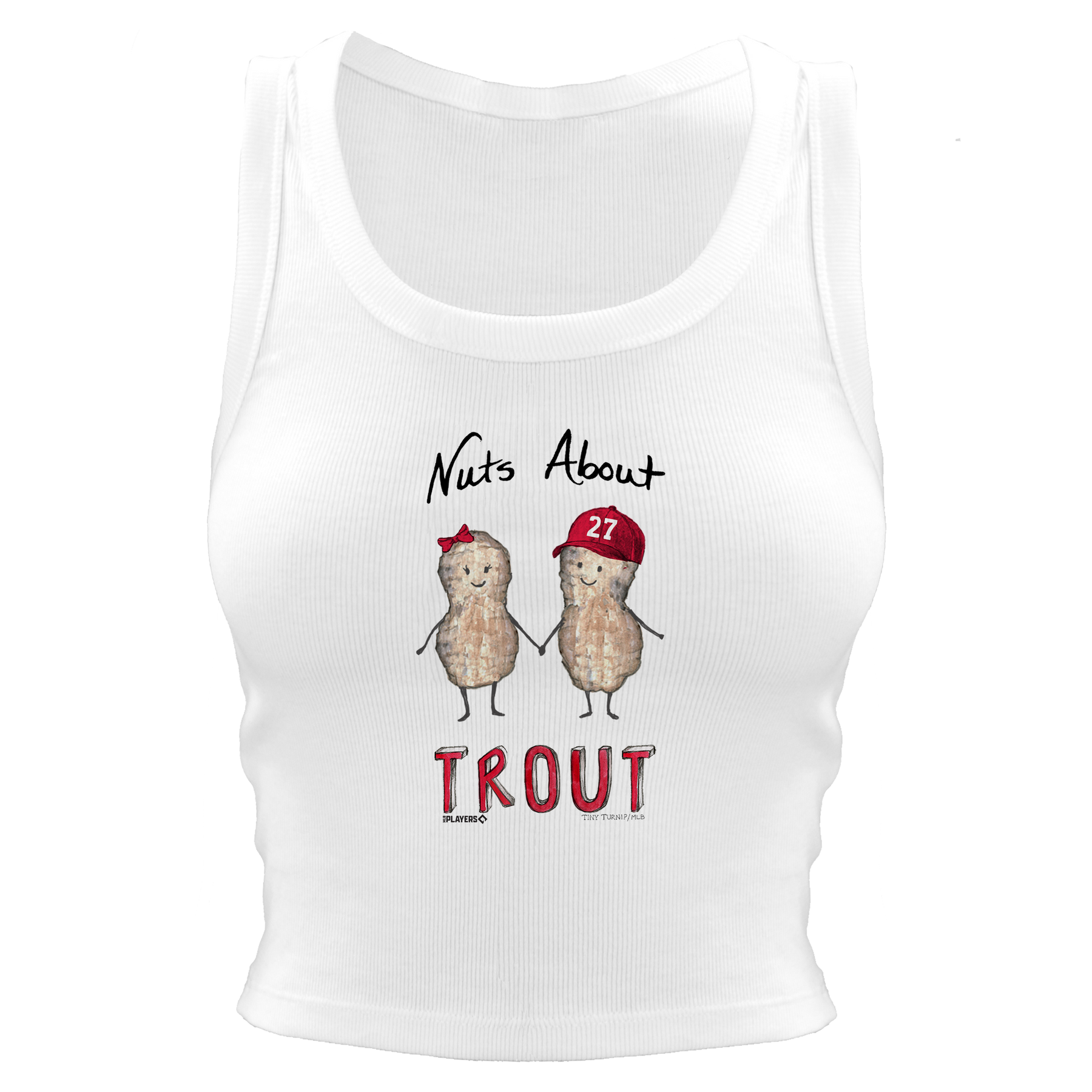 VIP MLB Nuts About [Name], w/ Number - Crop Tank - Tiny Turnip