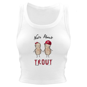 VIP MLB Nuts About [Name], w/ Number - Crop Tank - Tiny Turnip