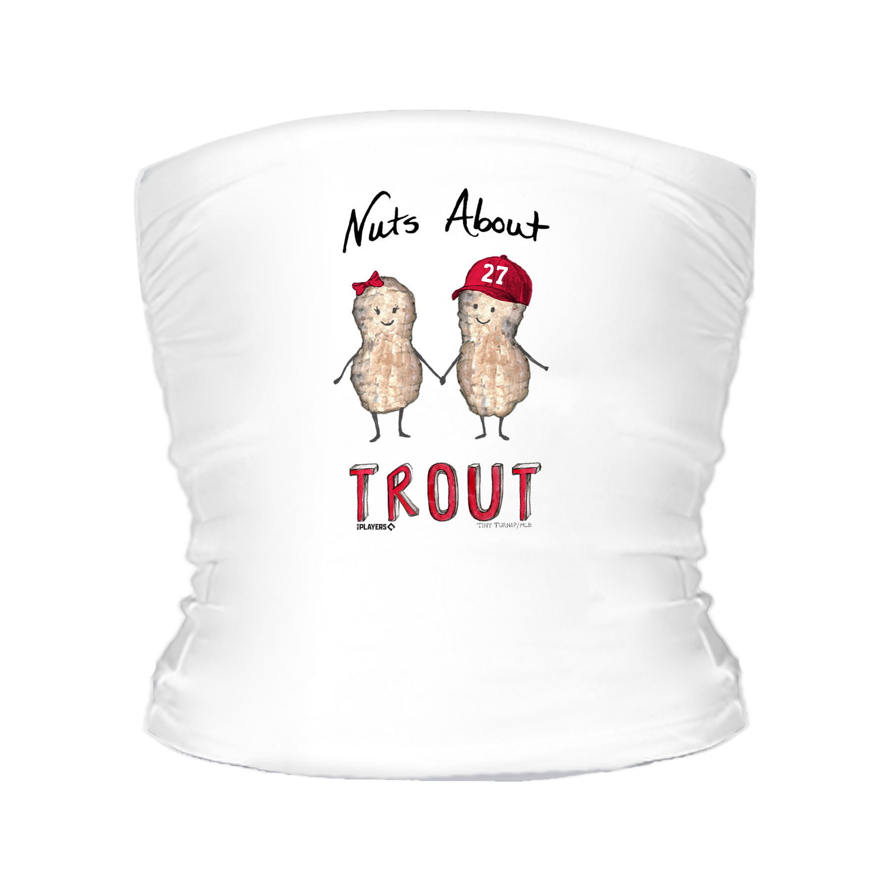 VIP MLB Nuts About [Name], w/ Number - Tube Top - Tiny Turnip