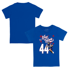 VIP Football: Photo Stars w/ Name, Number - Kid's Tee Shirt - Tiny Turnip