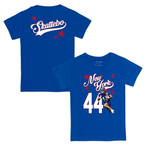 VIP Football: Photo Stars w/ Name, Number - Kid's Tee Shirt - Tiny Turnip