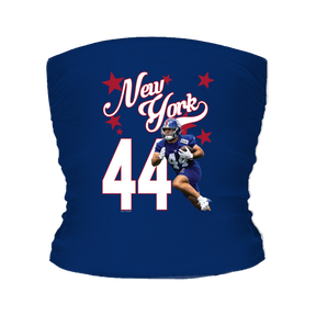 VIP Football: Photo Stars w/ Name, Number - Tube Top - Tiny Turnip