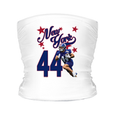 VIP Football: Photo Stars w/ Name, Number - Tube Top - Tiny Turnip