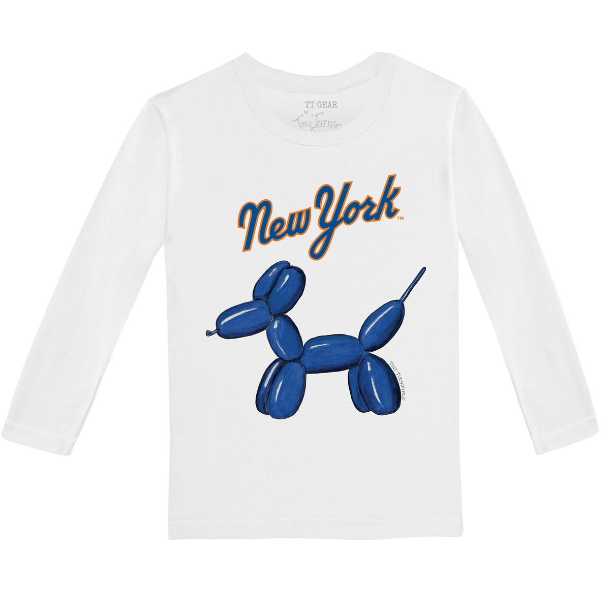 New York Mets Balloon Dog Long-Sleeve Tee Shirt