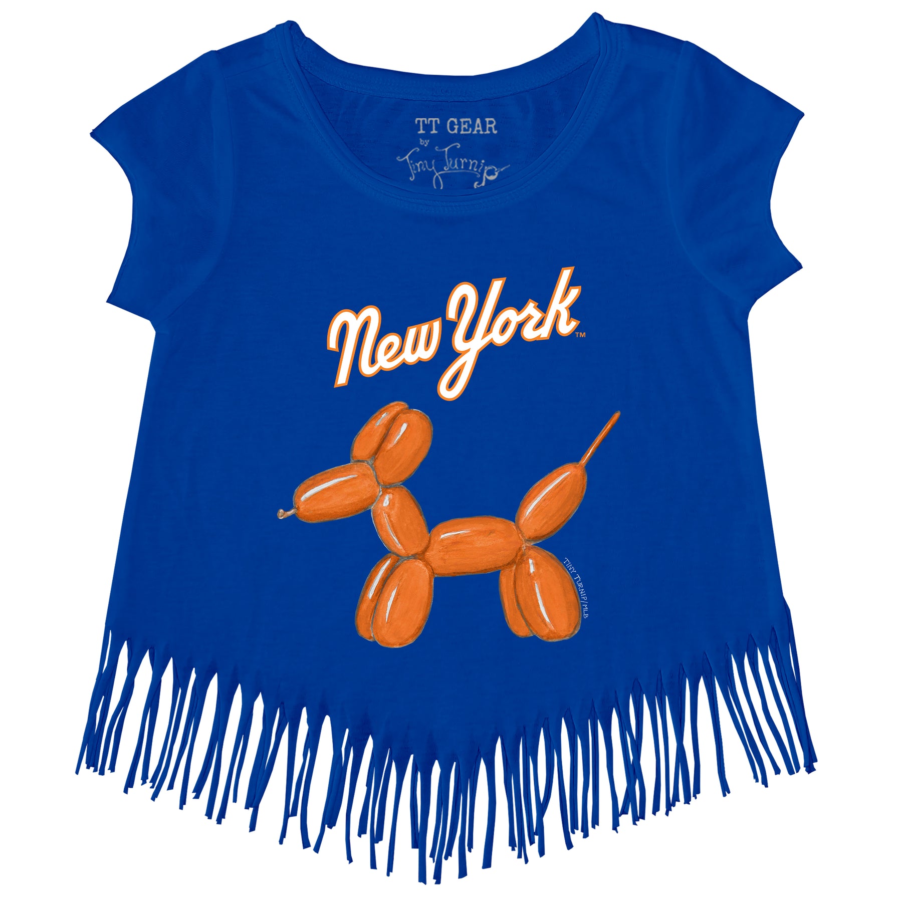 New York Mets Balloon Dog Fringe Tee