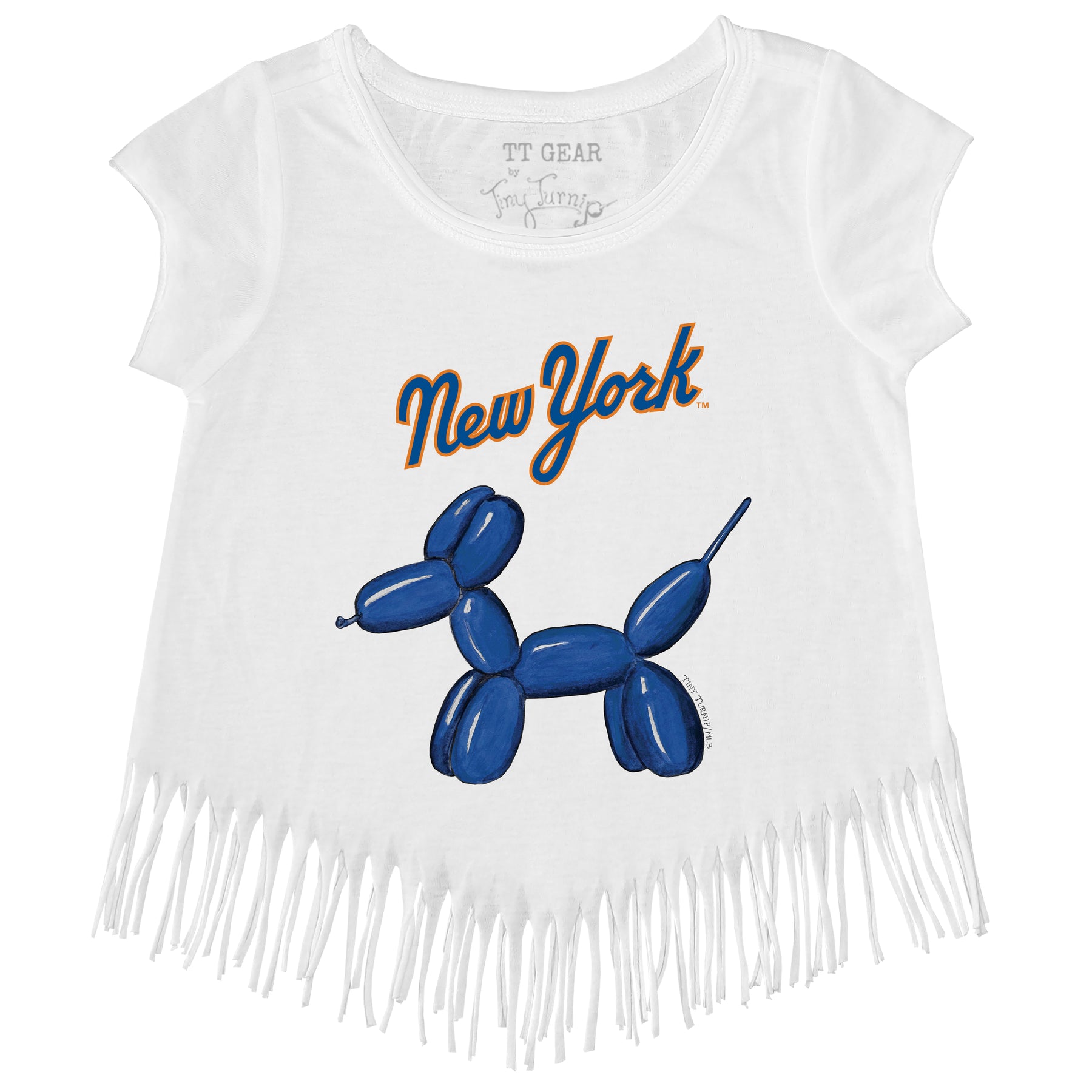 New York Mets Balloon Dog Fringe Tee