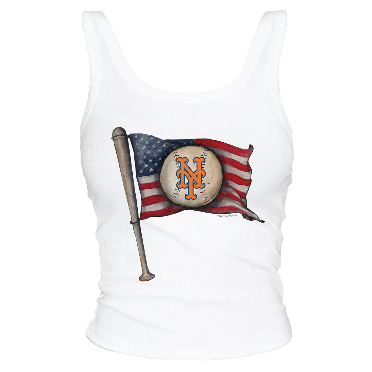 New York Mets Baseball Flag Tank