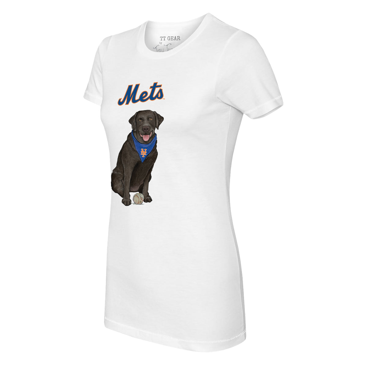 New York Mets Black Labrador Retriever Tee Shirt