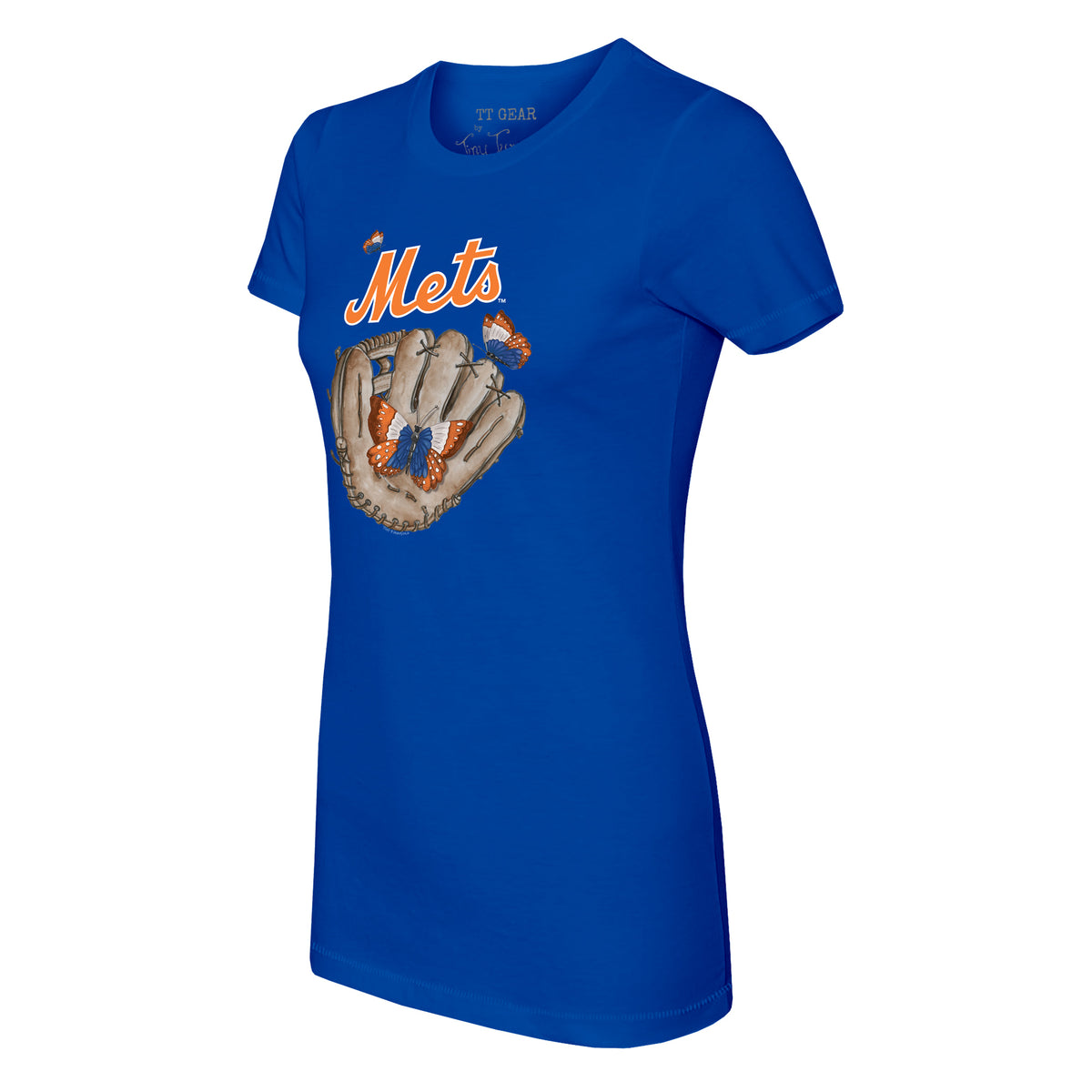 New York Mets Butterfly Glove Tee Shirt