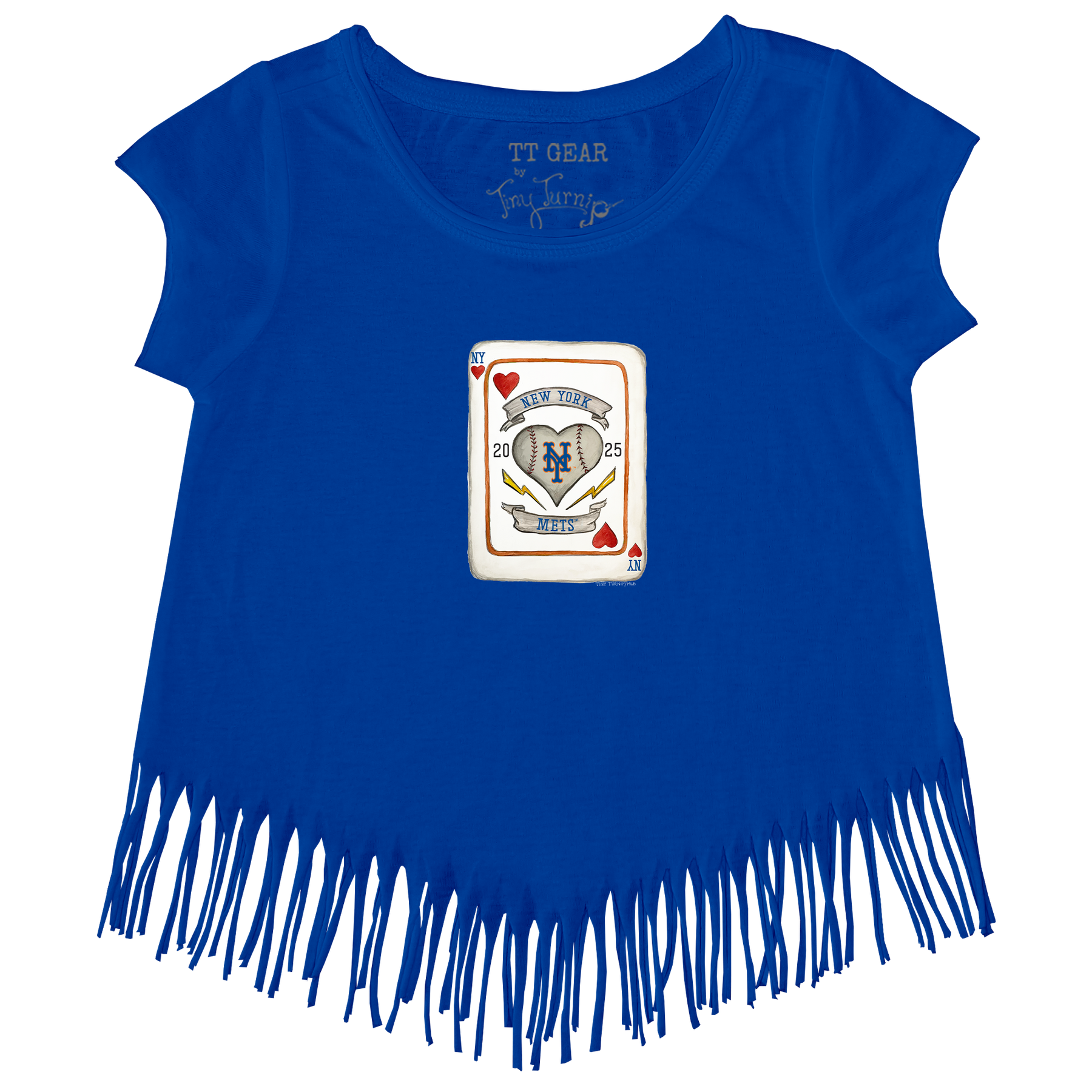 New York Mets Card Fringe Tee