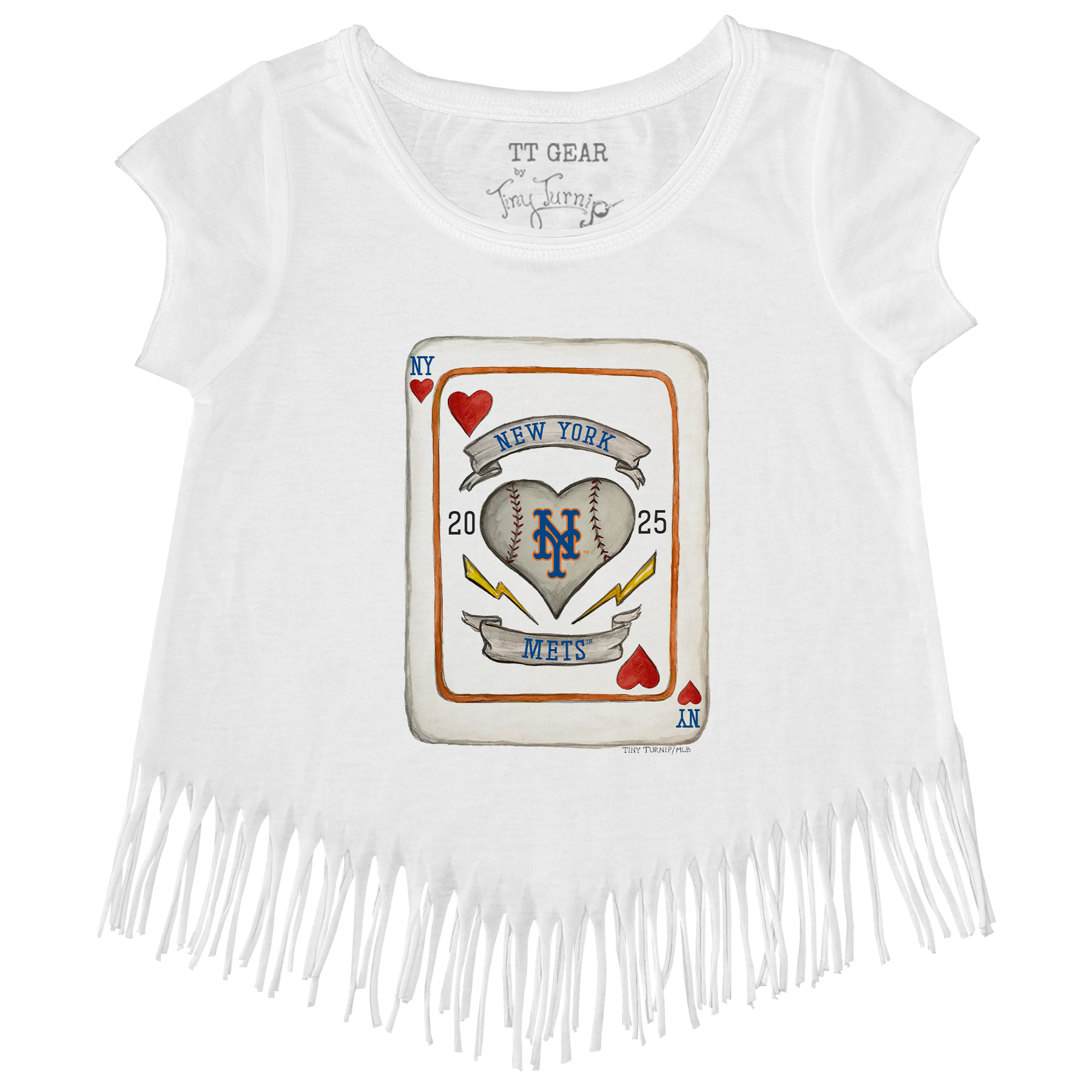 New York Mets Card Fringe Tee