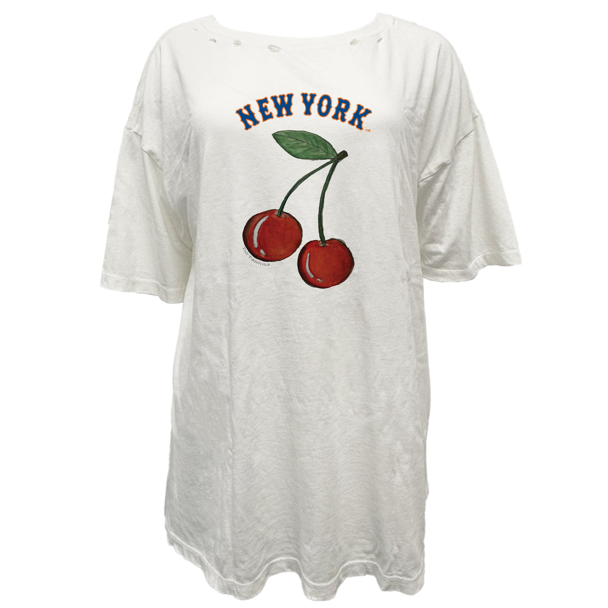 New York Mets Cherries Vintage Tee